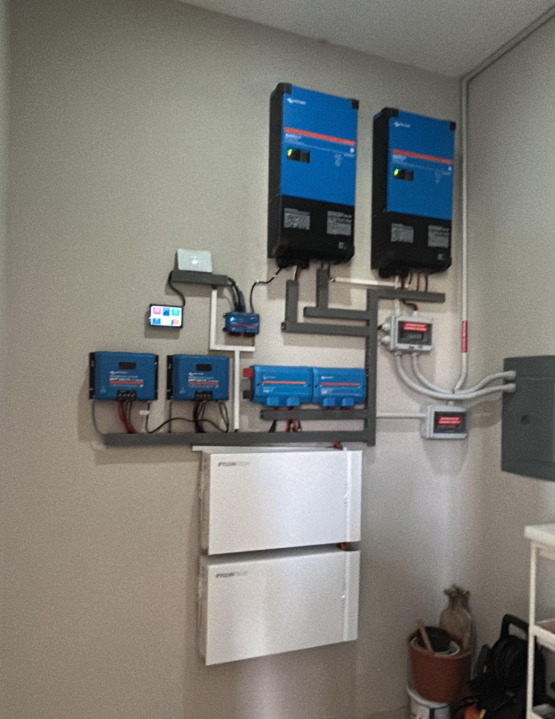 Panel de Interconexión en instalación
